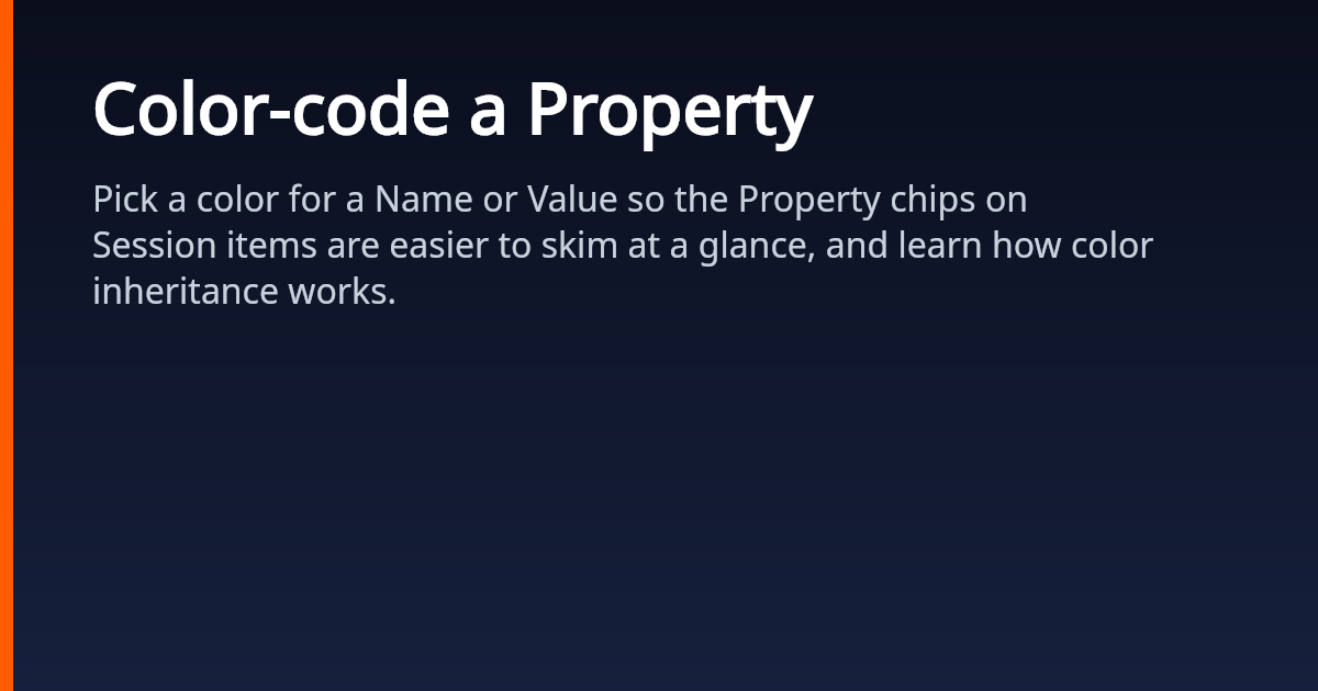 Color-code a Property | VoiceQC Docs
