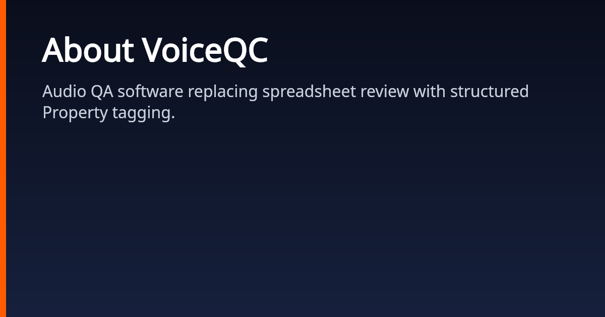 About VoiceQC